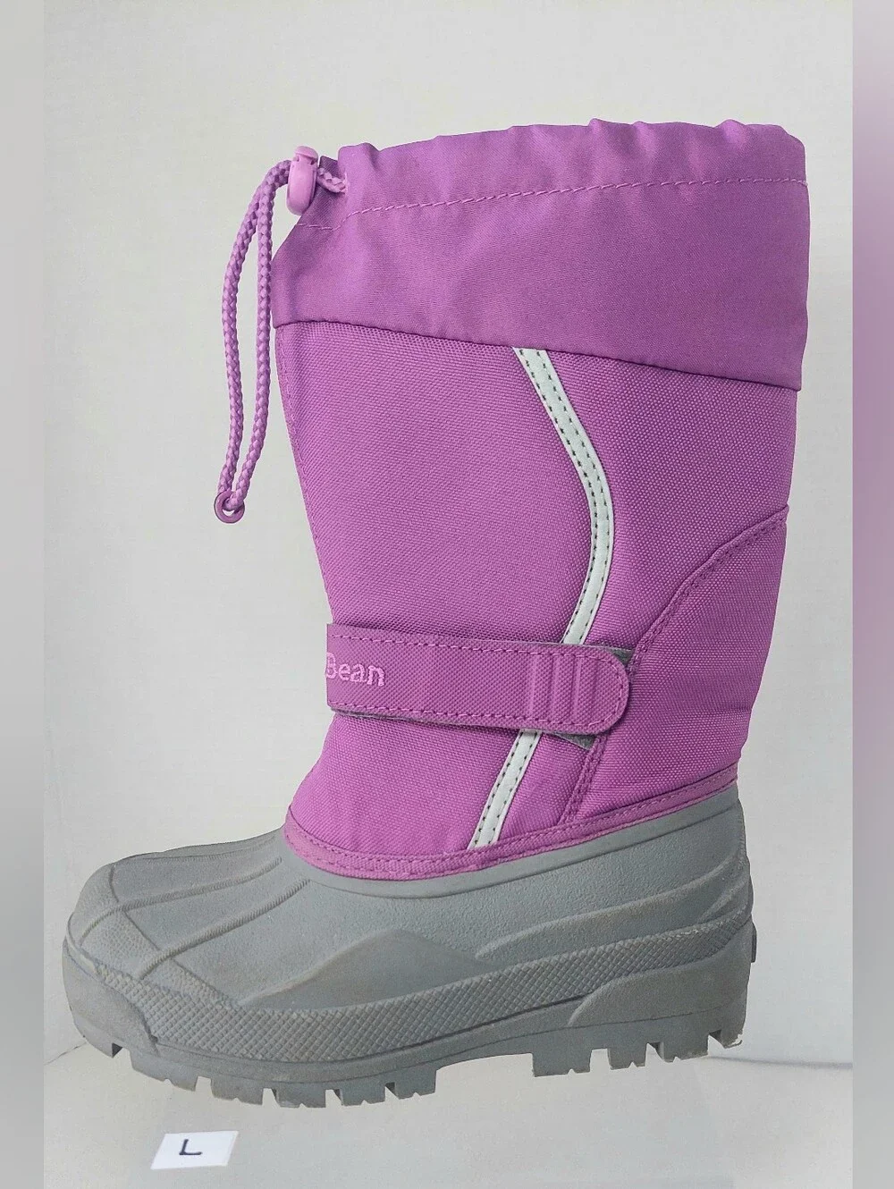L.L. Bean Girls' Purple Waterproof Winter Boots